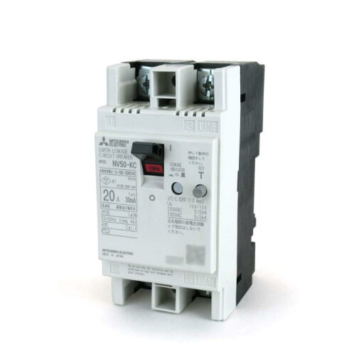 三菱電機 NV50-KC 2P 30A 30MA (漏電遮断器) (2極) (AC 100-200V) NN 三菱電機 NV50-KC 2P 30A 30MA (漏電遮断器) (2極) (AC 100-200V) NN