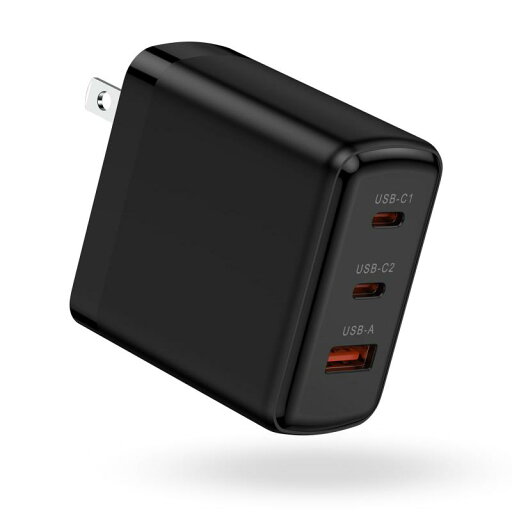 Viviber PD USB充電器 65W GaN窒化ガリウム Type-C 急速充電器 iPhone タイプC acアダプター 3ポート(USB-C*2ポート+USB-A*1ポート) iPad コンセント PSE認証済み Macbook PC電源【iP Viviber PD USB充電器 65W GaN窒化ガリウム Type-C 急速充電器 iPhone タイプC acアダプター 3ポート(USB-C*2ポート+USB-A*1ポート) iPad コンセント PSE認証済み Macbook PC電源【iP