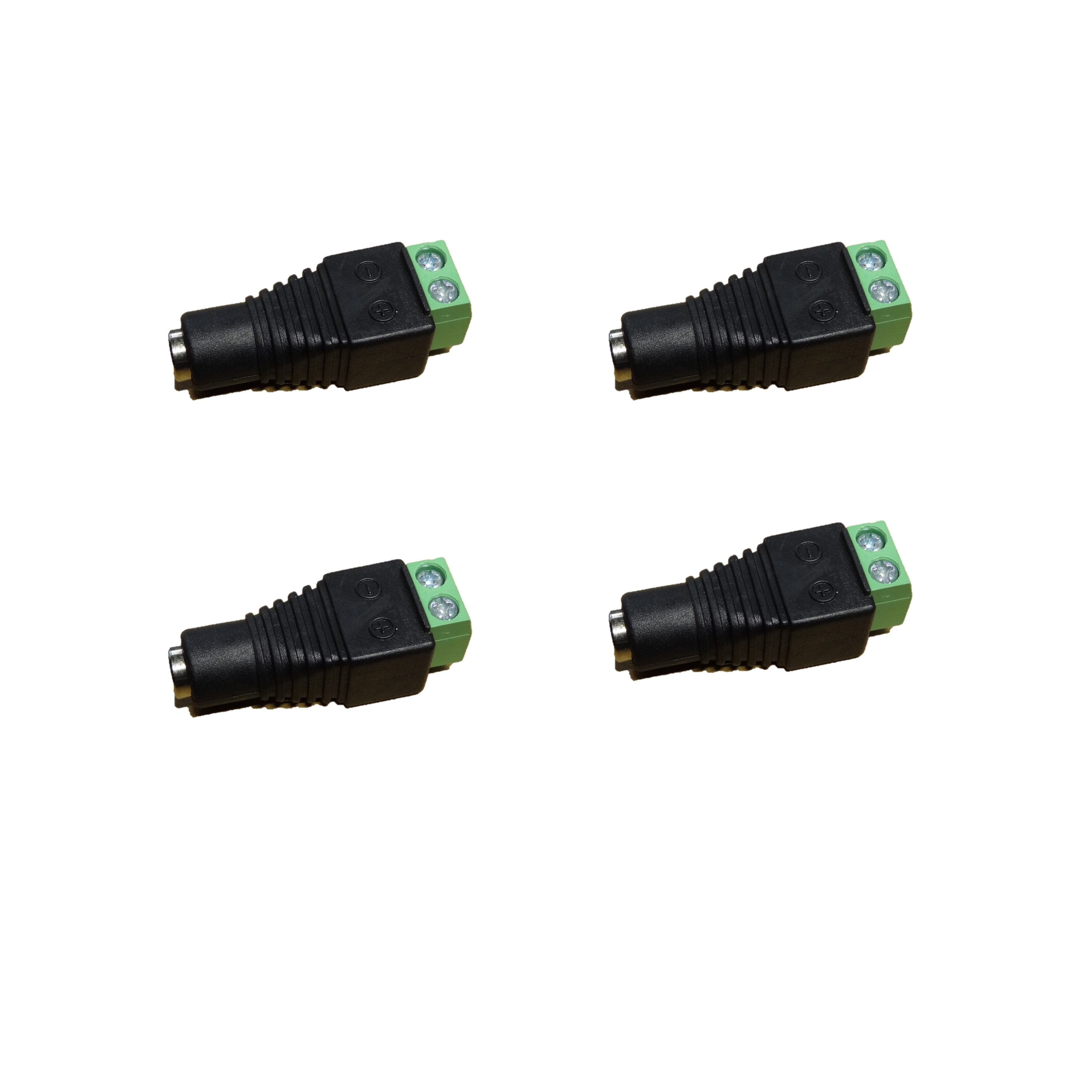 LEDテープライト DCメスコネクタ　4個セット 外径5.5mm 内径2.1mm