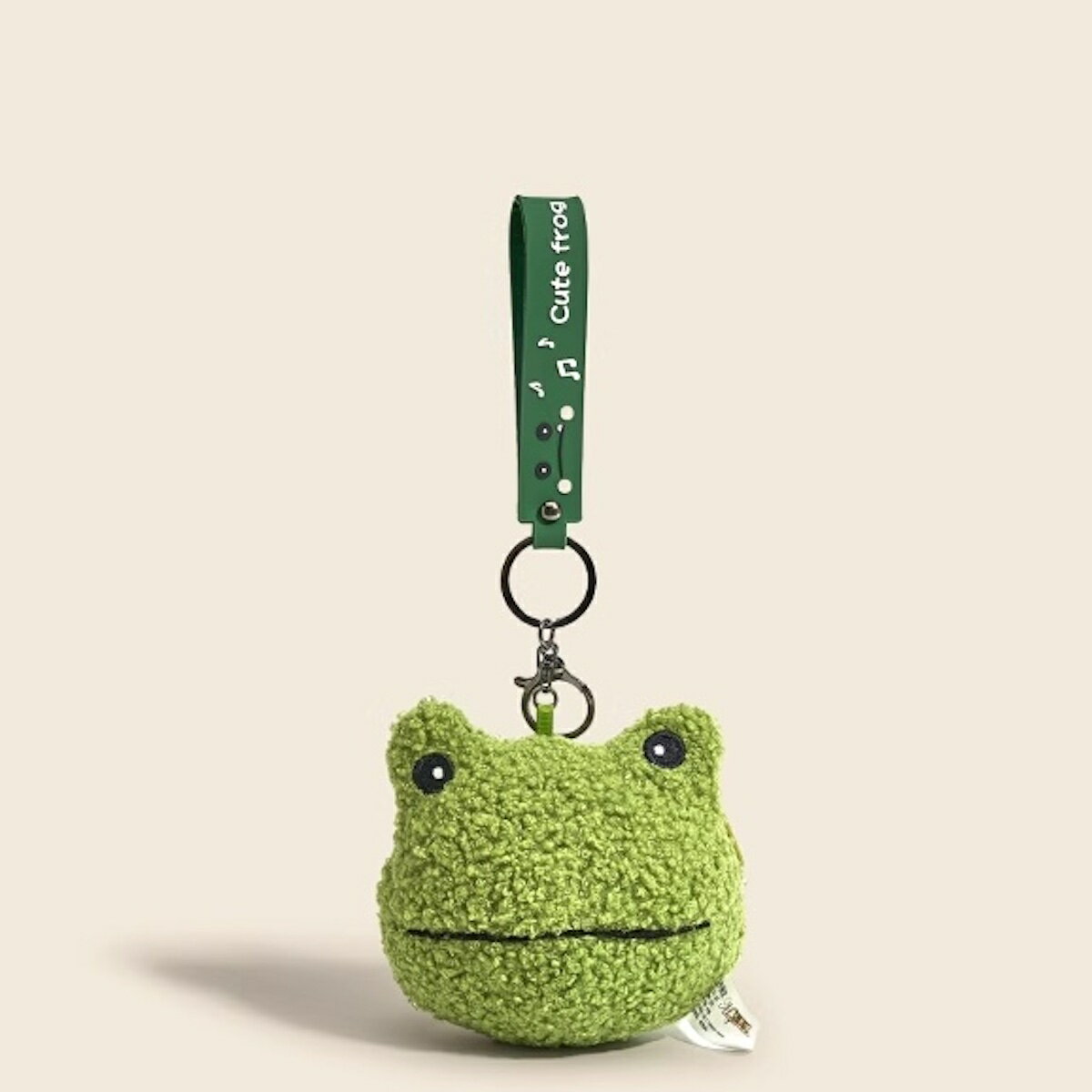 カエル 小銭入れ かわいい バッグチャーム キーホルダー 鍵 収納バッグ キーリング ぬいぐるみ ポーチ コインケース おもちゃ イヤホン用 イヤホン収納 ケース キーチャーム リップスティック ストストラップ付き ふわふわ キュート ギフト プレゼント