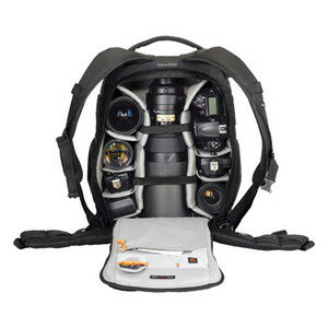 【国内正規品】Lowepro カメラリュック フリップサイド 500 AW 25L レインカバー 三脚取付可 ブラック
