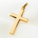 18金 ネックレス ペンダント メンズ レディース クロス 十字架 アクセサリー 2Lサイズ 【 日本製 メンズ レディース 18金 k18 日本製 メンズ レ...