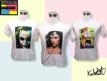 デザインTシャツ Vネック Keetatat Sitthiket Audrey Hepburn2 オードリー・ヘプバーン2 プリントTシャツ ハリウッド 女優 映画T Tシャツ メンズ レディース サイズM＆L