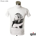 バンドTシャツ against Kurt Cobain カート・コバーン 音楽 プリントTシャツ グッズ ロック グランジ 洋楽 Tシャツ 男女兼用 サイズM＆L