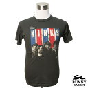 デザインTシャツ BUNNY RABBIT The Kinks ザ キンクス バンドTシャツ ビンテージ風 プリントTシャツ グッズ ブリティッシュ ロック モッズ 60年代 フェス 音楽 Tシャツ 男女兼用 サイズM＆L