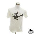 デザインTシャツ BUNNY RABBIT Sly & The Family Stone スライ＆ファミリーストーン ビンテージ風 ソウルミュージック バンド フェス 白 ホワイト