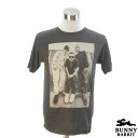 デザインTシャツ BUNNY RABBIT Beastie Boys ビースティーボーイズ ビンテージ風 ヒップホップ ラップ フェス 黒 ブラック