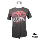 Bunnyrabbit デザインTシャツ Van Halen ヴァン ヘイレン ビンテージ風 ロック バンド ハードロック 80年代 80 039 s フェス 黒 ブラック バンドTシャツ