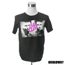 デザインTシャツ Broadway Fight Club ファイトクラブ 映画Tシャツ プリントTシャツ ブラッド ピット エドワード ノートン グッズ Tシャツ 男女兼用 サイズM＆L