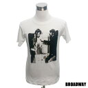 デザインTシャツ Broadway The Beatles ザ ビートルズ バンドTシャツ 音楽 UK プリントTシャツ ジョン レノン リンゴ スター グッズ フェスコーデ Tシャツ 男女兼用 サイズM＆L