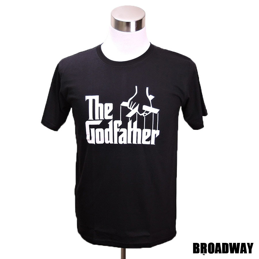 デザインTシャツ Broadway The Godfather2 ゴッドファーザー2 映画Tシャツ プリントTシャツ グッズ 洋画 フランシス・フォード・コッポラ Tシャツ 男女兼用 サイズM＆L