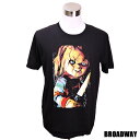 デザインTシャツ Broadway Chucky2 チャッキー2 映画Tシャツ プリントTシャツ グッズ 洋画 ホラー チャイルド・プレイ Tシャツ 男女兼..