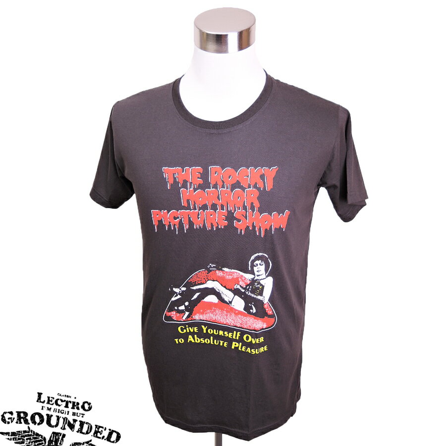 楽天スマイルワゴン楽天市場店デザインTシャツ LECTRO GROUNDED The Rocky Horror Picture Show ロッキー・ホラー・ショー 映画Tシャツ ホラー プリントTシャツ グッズ ロックミュージカル カルトムービー Tシャツ 男女兼用 サイズM＆L