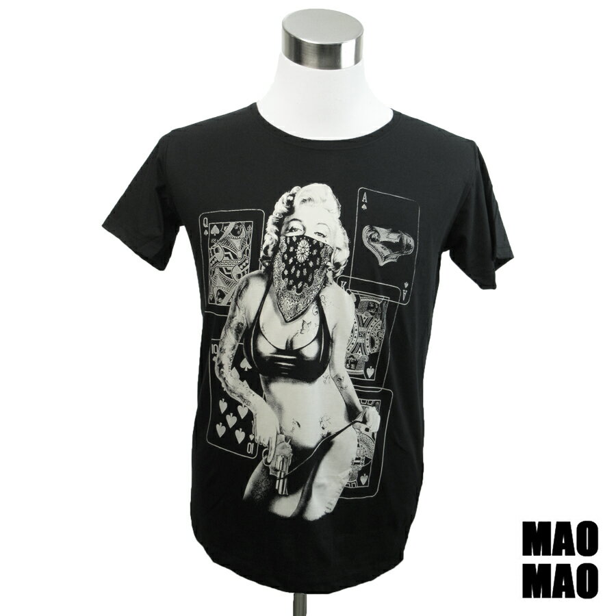 デザインTシャツ MAOMAO Marilyn Monroe マ