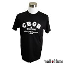 バンドTシャツ Wall of fame CBGB シービージービー 音楽 プリントTシャツ ライブハウス マンハッタン ロックTシャツ フェス ファッション 洋楽 Tシャツ 男女兼用 サイズM＆L