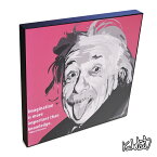 ポップアートフレーム Albert Einstein　アルベルト・アインシュタイン KEETATAT SITTHIKET アートパネル インテリア 雑貨 店舗 内装 玄関 おしゃれ ポスター 絵 イラスト 壁掛け 相対性理論 偉人 天才 理論物理学