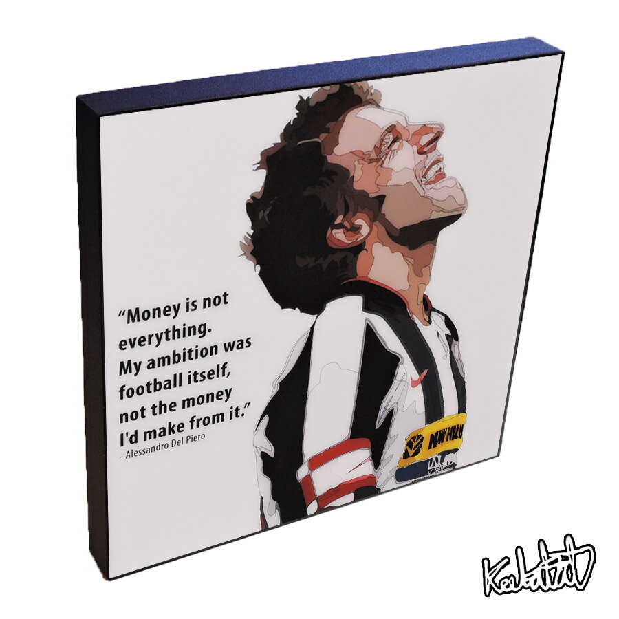 ポップアートフレーム Alessandro Del Piero　アレッ