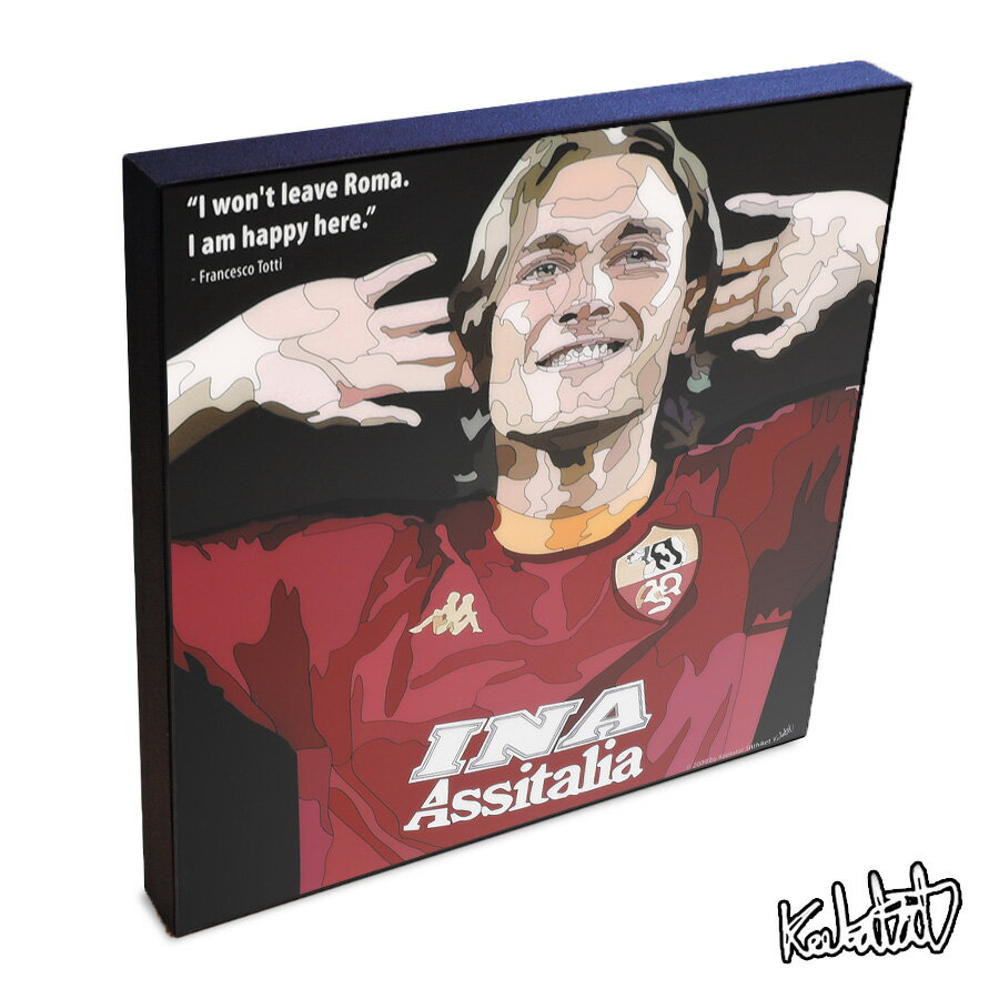 ポップアートフレーム Francesco Totti　フランチェス