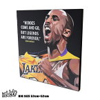 アートパネル 特大52cmサイズ☆ Kobe Bryant コービー・ブライアント NBA インテリア ウォールアート パネルスポーツ レジェンド スター グッズ ポップアート アートフレーム 雑貨