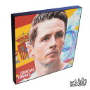 ポップアートフレーム Fernando Torres2　フェルナンド・トーレス2 KEETATAT SITTHIKET アートパネル インテリア 雑貨 店舗 内装 玄関 おしゃれ ポスター 絵 イラスト 壁掛け サッカー選手 フォワード スペイン代表 レジェンド リヴァプール