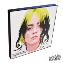 ポップアートフレーム Billie Eilish2 ビリー アイリッシュ2 KEETATAT SITTHIKET アートパネル インテリア 雑貨 店舗 内装 玄関 おしゃれ ポスター 絵 イラスト 壁掛け シンガーソングライター グラミー賞 ポップスター 音楽