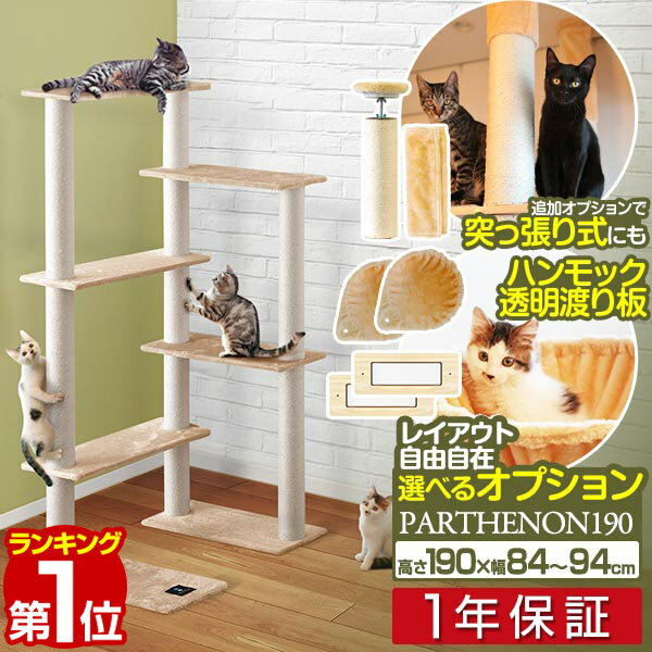 【楽天1位】 キャットツリー 据え置