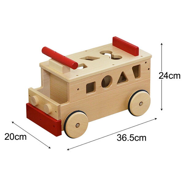 1年保証 コイデ KOIDE 日本製 おもちゃ 玩具 乗用バス M24 バス 乗り物 乗用玩具 積み木 知育 室内 1歳 2歳 男の子 女の子 子供 幼児 ベビー 知育玩具 出産祝い 誕生日 ウッド 天然木 国産 ■[送料無料]
