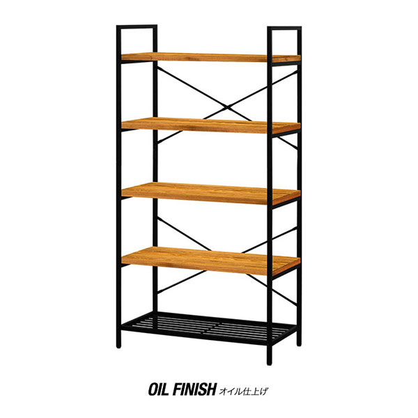 1年保証 棚 収納棚 ラックおしゃれ スチール オープンラック 幅80cm 5段 シェルフ 天然木 おしゃれ ディスプレイラック アイアンシェルフ 五段 フリーラック 多目的ラック 本棚 マガジンラック 収納 木製 間仕切り 収納 飾り棚 オープンシェルフ ■[送料無料][あす楽]