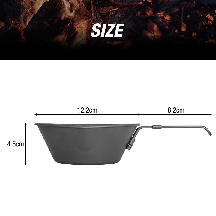 1年保証 FIELDOOR チタン シェラカップ　300ml 目盛付き 直火OK 折りたたみ フォールディングハンドル チタンカップ コップ チタン製 軽量 コンパクト キャンプ用食器 器 皿 キャンプ飯 アウトドア バーベキュー キャンプ用品 ツーリング おしゃれ ■[送料無料]通販格安セール情報　楽天　通販