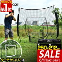 【今だけ3%OFF!6/11(水)01:59まで】【楽天1位】硬式野球 練習 ネット バッティングネット 大型 2.5m 250cm×212cm 組立て式 折り...