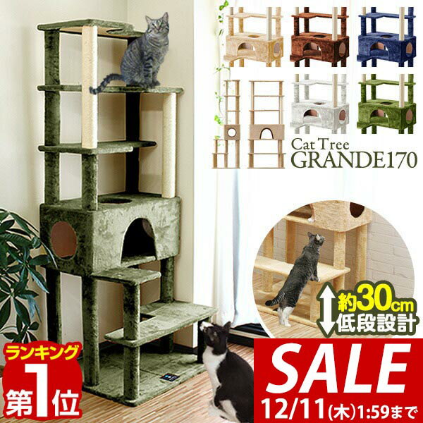 【10,010円→SALE9,020円〜12/11(木)01:59まで】【楽天1位】 キャットツリー ...