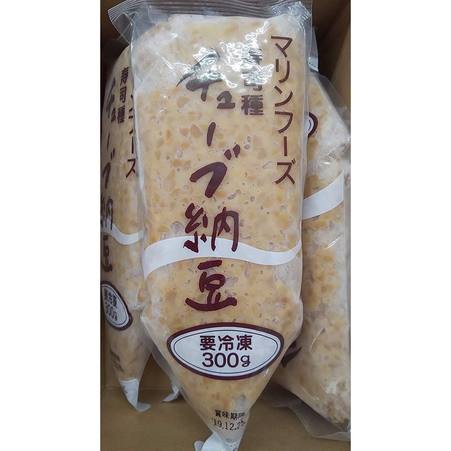 【冷凍】寿司種　ひきわり納豆（チューブ）300g×5本　納豆　業務用　ダイエット　美肌　大容量
