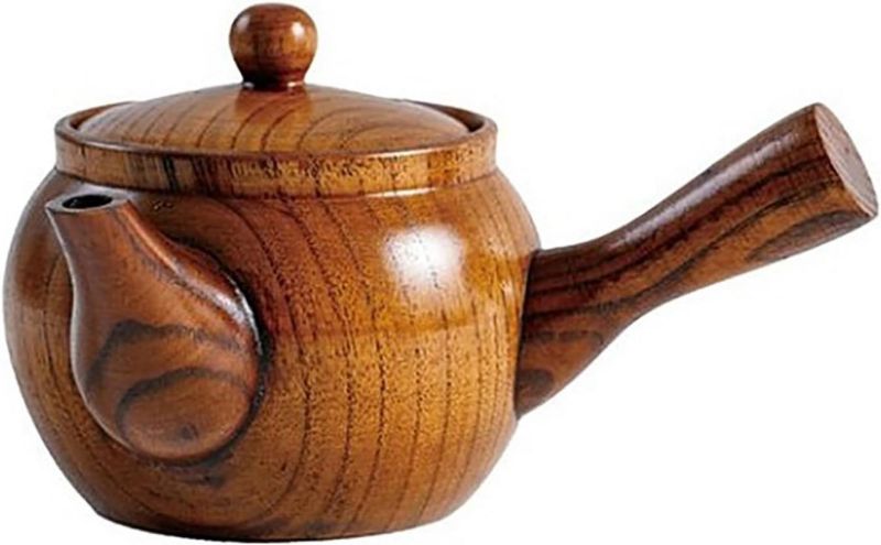 ティーポット 実用容量 急須 割れない 木製 火傷防止 天然素材 インテリア プレゼント 贈り物 茶道道具 伝統工芸品 手作りのお茶道具 家庭用 ティーポ 家庭用 旅行 卓上 器 ヴィンテージ 供給