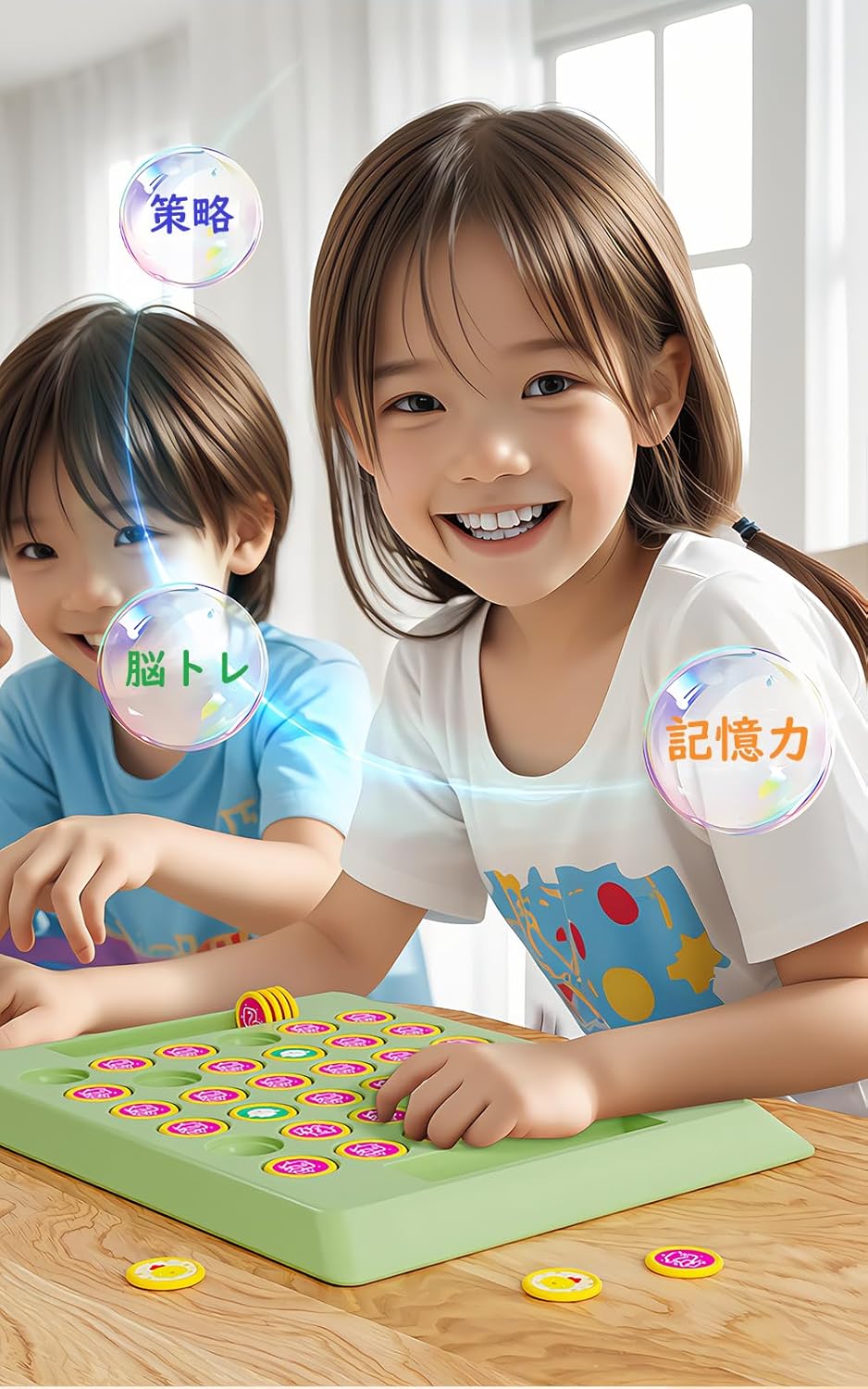 おもちゃ 神経衰弱ゲーム 知育玩具 小学生 脳トレ 記憶力を鍛えるゲーム 暇つぶし 子供 大人 高齢者 ボードゲーム 認知症 6歳以上