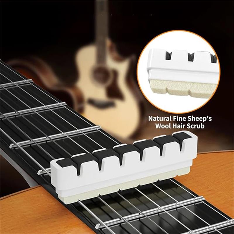 ギターミュート/ウクレレサイレンサーは弦楽器の倍音や共鳴を効果的に除去できます。ギタリストはいつでもどこでも、特に深夜に他の人に迷惑をかけることなく、静かに練習することができます。取り付けは簡??単で、ミュートスロットを弦に合わせて差し込むだけです。 内蔵のミュートシリコンゴムは弦を効果的にロックし、落下や弦の損傷を心配する必要はありません。上部開口部にはファインウール研磨ヘッドが内蔵されており、弦、フレット、指板などの研磨とケアに使用でき、大切なギター/ウクレレを効果的にケアできます。弦のワイピングとメンテナンス、ソフトミュート、効果的なノイズリダクションを 2 つ備えた製品で、小型ながら強力です。ギターミュート/ウクレレサイレンサーは弦楽器の倍音や共鳴を効果的に除去できます。ギタリストはいつでもどこでも、特に深夜に他の人に迷惑をかけることなく、静かに練習することができます。取り付けは簡??単で、ミュートスロットを弦に合わせて差し込むだけです。 内蔵のミュートシリコンゴムは弦を効果的にロックし、落下や弦の損傷を心配する必要はありません。上部開口部にはファインウール研磨ヘッドが内蔵されており、弦、フレット、指板などの研磨とケアに使用でき、大切なギター/ウクレレを効果的にケアできます。弦のワイピングとメンテナンス、ソフトミュート、効果的なノイズリダクションを 2 つ備えた製品で、小型ながら強力です。