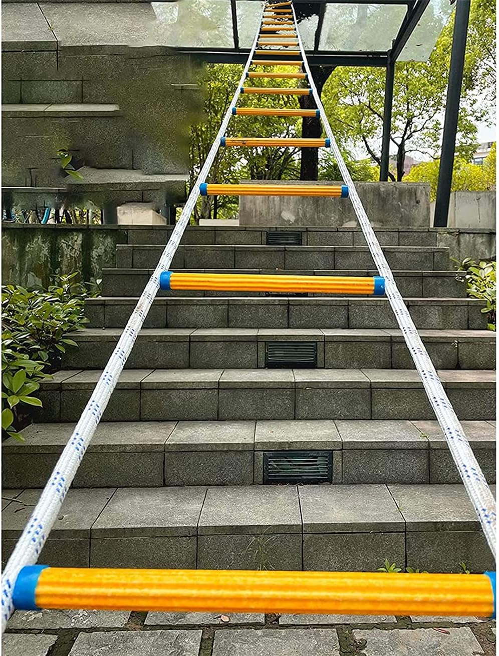 はしご ロープ 避難用 緊急用 梯子 消防はしご 防災グッズ 防災用 防災 避難 救護 工事 トレーニング ..