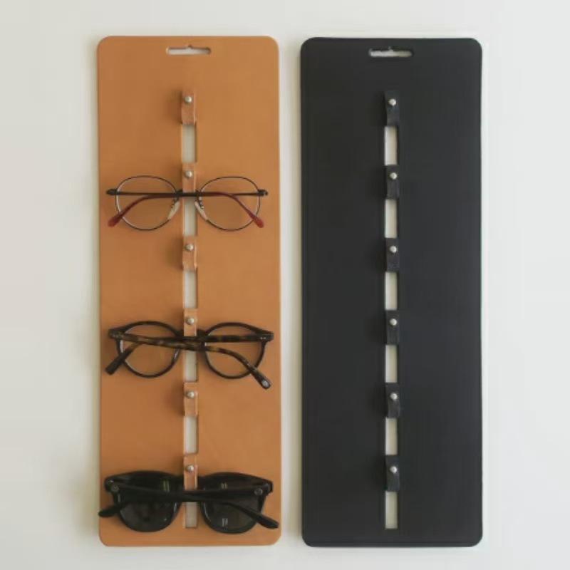 サングラス 収納 ホルダー 大容量 レザー 吊り下げ 壁掛け ディスプレイラック アイウェア オーガナイ..