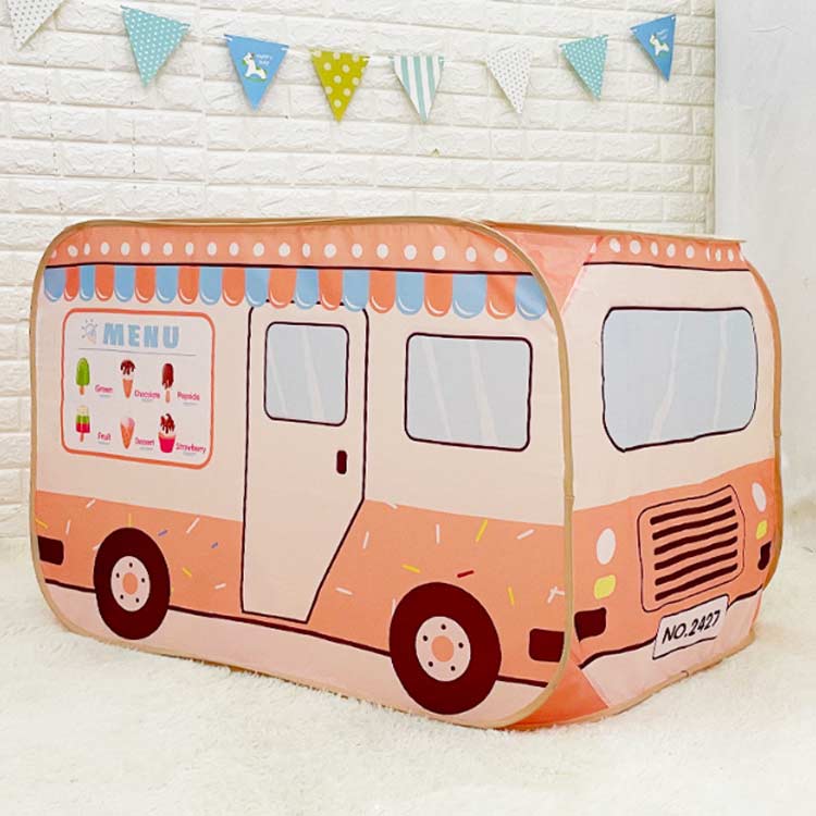 バステント かわいいキッズテント キャンピングカー おもちゃ キッズスペース キッズハウス 誕生日プレゼント 室内遊具 キッズテント ゲームハウス バステント 室内 秘密基地 プレイハウス 女の子 男の子 北欧子供部屋 キャンプ