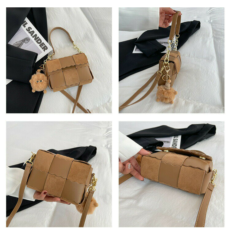 送料無料 ショルダーバッグ diyキットレザーウォレットクラフトキットブラック ソーイングクロスボディ..