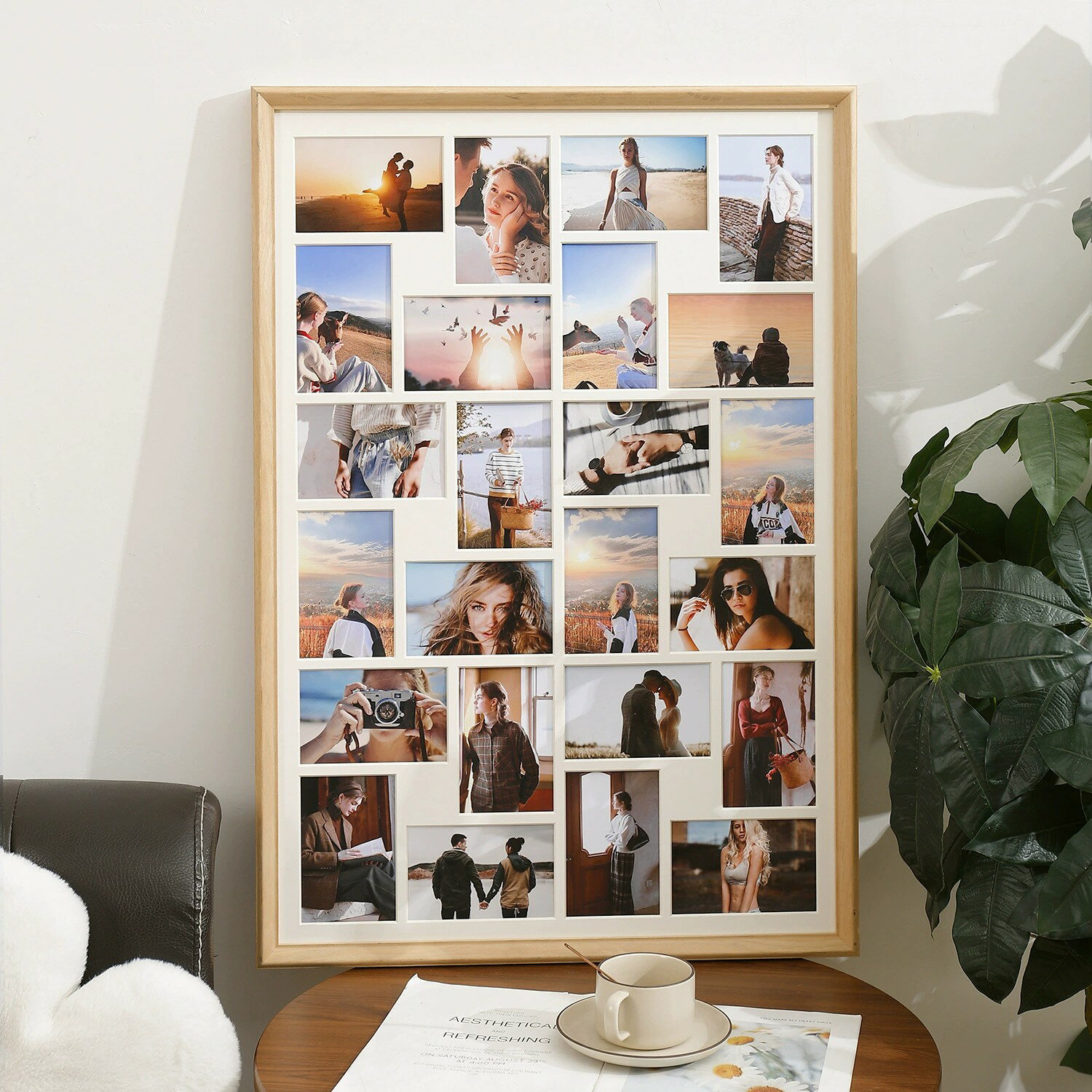 フォトフレーム 壁掛け 写真立て フレーム アートフレーム 保存用 壁掛け 直置き 写真立て かわいい 写..