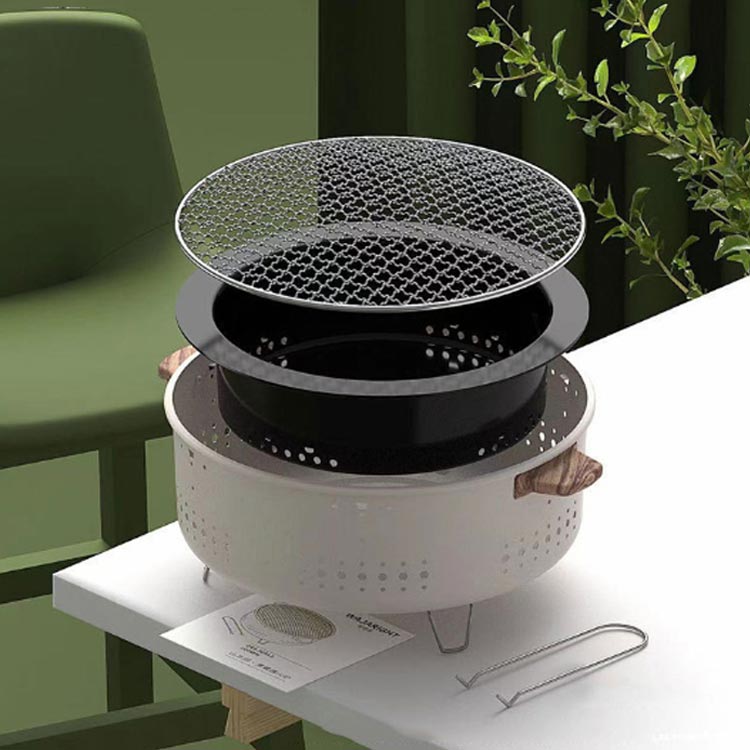 七輪 鍋 アウトドア しちりん 鍋 春 卓上 炭焼き 冬 BBQ キャンプ用品 春 炭 料理 夏 キャンプ 炭火 バーベキュー オールシーズン 秋 アウトドア用品 焼肉 コンロ 餅焼き 網焼き 卓上コンロ 焼鳥 卓上