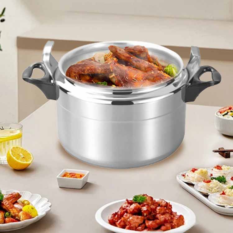 圧力鍋 7L 大容量 ガス火 IH対応 高圧力鍋 圧力なべ 高圧 中圧 低圧 両手 鍋 圧力釜 簡単調理 深型 時..