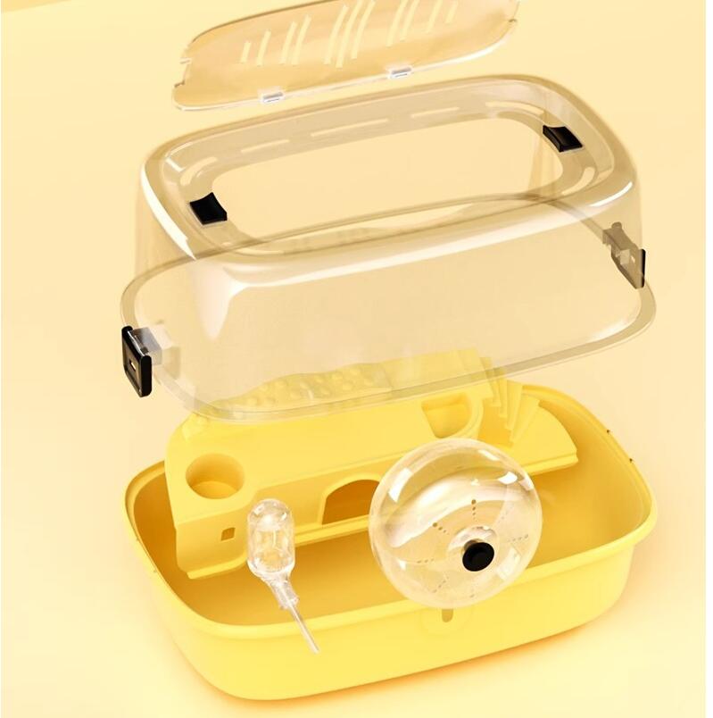 【送料無料】ハムスターケージ ハムスターハウス 小動物ケージ 飼育かご 通気性抜群 組立簡単 小屋 回..