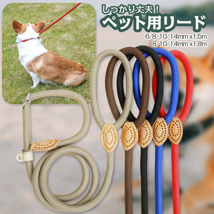 犬 ハーネス リード ロープ 一体型 リード トレーニング ロープ 首輪 単品 夏 大型犬 中型犬 小型犬 可..
