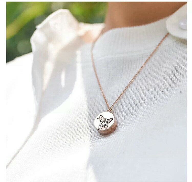 遺骨ペンダント ペット 毛 メモリアル 遺骨カプセル 遺毛入れ ステンレス 両面刻印 ネックレス 遺骨 遺品 分骨 丸型 骨壺 ケース カロート 犬 猫 形見 シルエット フォト ペット供養 お悔やみ 仏具 お供え 宮参り うさぎ ハムスター 愛犬 亡くなった