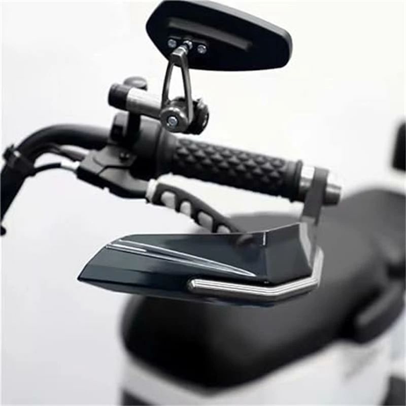 Rakuten - 1 ペア ハンドプロテクターディフレクター ナックルガード ハンドガード ウインドスクリーン 汎用 風防 破片対策 安全ライディング体験向上 取り付けが簡単 バイクアクセサリー サイクリング愛好家