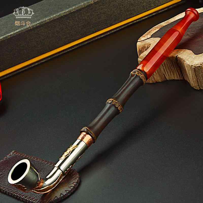 キセル 喫煙パイプ 喫煙具 タバコ フィルター スモーク 雑貨 ポット 小物 無垢材 装飾品 アンティーク ..