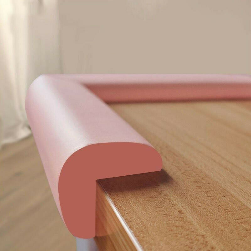【保育士が推薦】コーナーガード コーナークッション ベビーガード 肉厚 厚手 角 ガード 赤ちゃん けが防止 保護して 両面テープ 柱 テーブル 家具 角【強力2Mテープ 安心の無毒素材採用 2m*3個】 3