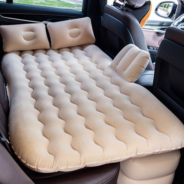 車中泊マット 車中泊 旅行用 エアーマット 仮眠 後部座席 電動ポンプ付属 アウトドア キャンプ エアーベッド ベッド エアーマット 車載 簡易設置 防災 屋外用 アウトドアベッド エアーマットレス 省スペース 枕付き