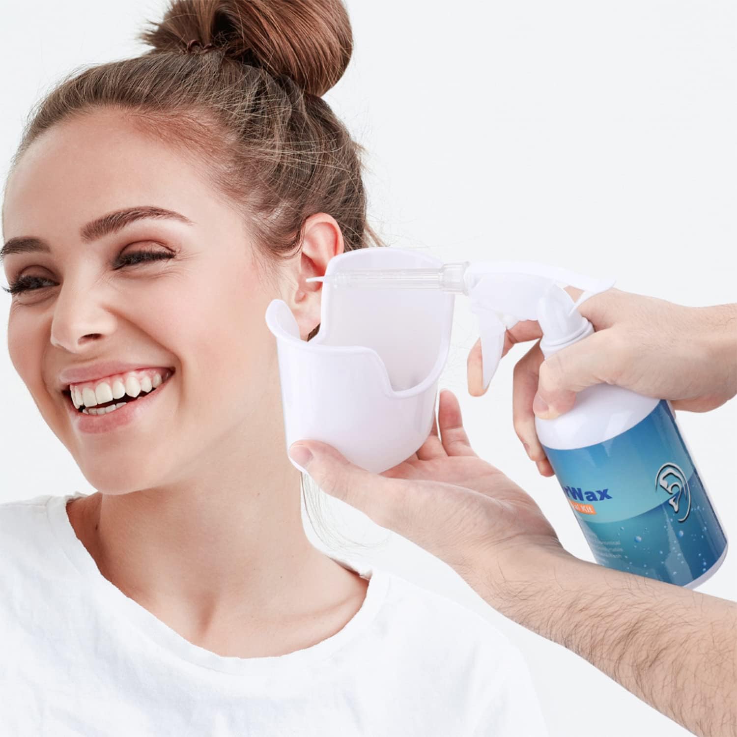 耳洗浄器 耳清潔 耳掃除 耳垢水洗浄 耳垢清潔キット「おすすめ耳ケア神器」 耳クリーナー 耳垢取り 耳垢栓塞 500ml 日本語取扱書付ためた耳垢が気になるあなたへ。さわやかな洗浄感で、リフレッシュ時間を。耳から始める、新的なセルフケア5商...